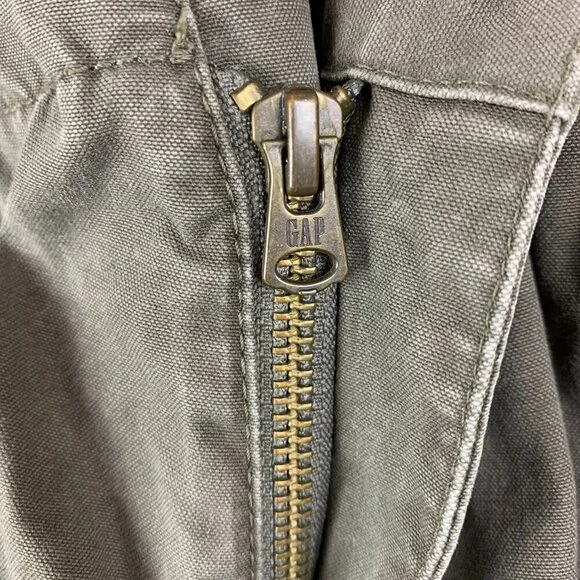 Gap Mens Pants 30 Gray Cargo Paratrooper Straight Leg Army Military Retro 30x32 - Picture 4 of 12
